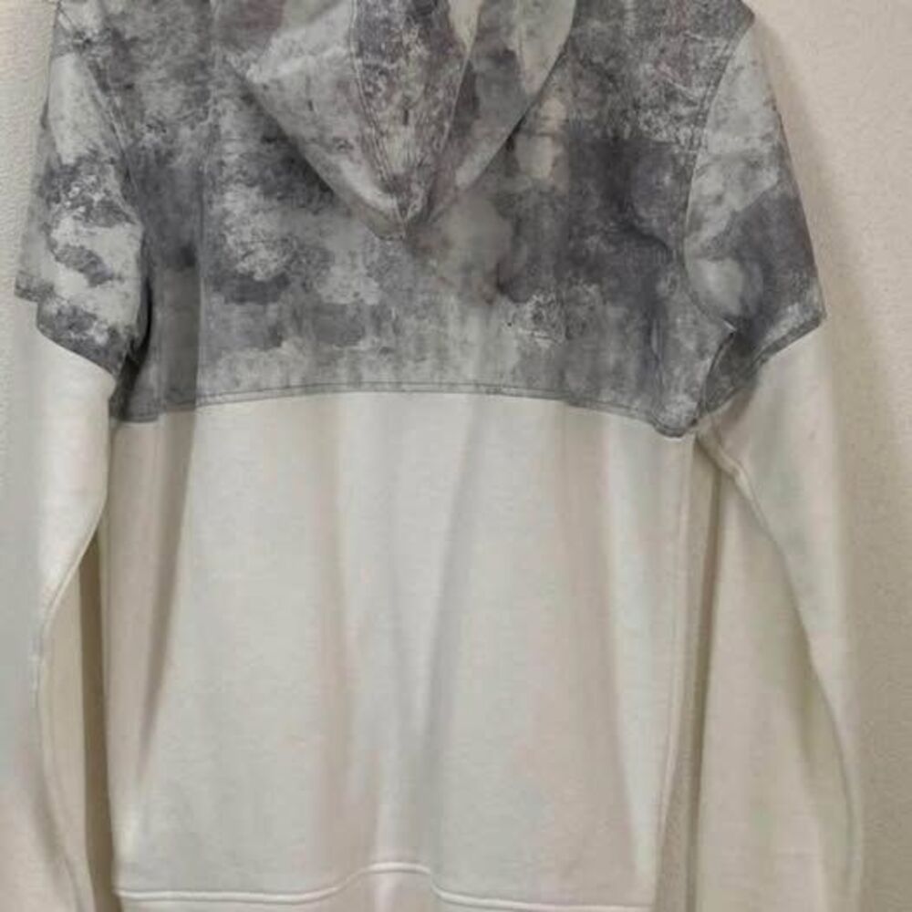 G-Star RAW grey and white Zip-Up Hoodie